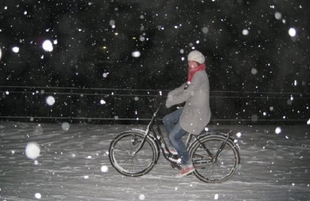 Zimsko bicikliranje - 100% zabava, 0% zima! :)