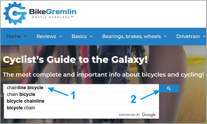 Pretraga BikeGremlin sajta - "Powered by Google!" :)