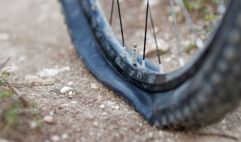 Bušna guma na biciklu - uzroci i preventiva