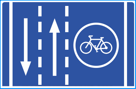 Znak za biciklističku traku